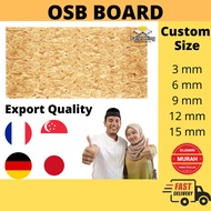 OSB Board Custom Size 3mm | 6 mm | 9 mm | 12 mm | 15 mm Table Top | OSB Wood | Papan OSB | Kepala Katil | Headboard