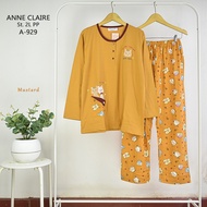 Babydoll PP XL 2L Anne Claire Baju Tidur Wanita Set Piyama Jumbo Lengan Panjang