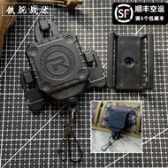 WG Tactical Gun Rope Multi purpose Retractable Keychain with Hanging Tactical Vest and Belt Clip MOLLE Tool Rope
