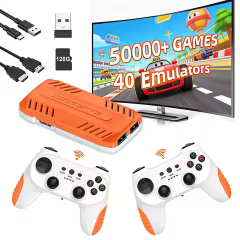 2026 New X10 PRO GameStick 128G 4K Mini Video Game Console Built-In 50000+ Games 40+ Emulators Retro