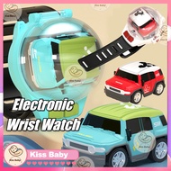 Kids Mini Car Remote Control Watches Toy Electronic Wrist Watch Remote Control Alloy Car Toy
