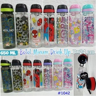 Dino Drink Up Drinking Bottle Children's Drinking Bottle 650 ML Kids Water Bottle Children's Charact