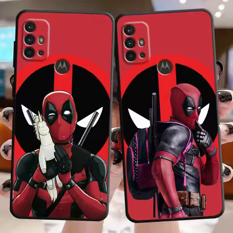 Marvel Deadpool Case for Motorola Moto G9 Plus Play Power G200 Edge 20 Pro Lite 30 40 Pro 30 Neo One