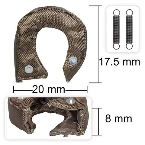 Turbo heat shield TITANIUM T3 turbo blanket for T3 T25/ T28/ GT25/ GT28/ GT30/ GT32/ GT35/ GT37/ CT2