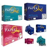 A4 PAPER ONE | KERTAS A4 | COPIER PAPER (75GSM | 80GSM | 100GSM) (1REAM)