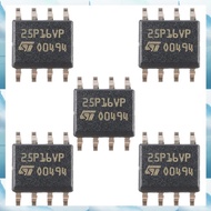 [G V W E] M25P16-VMN6TP 25P16VP Memory Chip 16Mb SOP-8 Packaging 5pcs for Printings