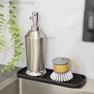 Silicone Drain Tray For Tableware Water Cup Fruit Vegetable Kitchen Sink