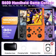 [SG Stock] Gameboy S600 Retro Handheld Game Console Upgraded R36S 4.0" IPS Screen PSP PS1 18000+ Gam