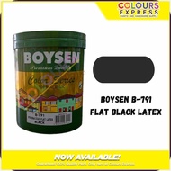 Boysen[rF]B-791Yi_~s?Flat*M?Black*G?Latex*j?Paint*y?-*G?Available in 4L and 16L sizes