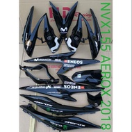 COVERSET NVX155 AEROX 2018 MOVISTAR BLACK (BG)