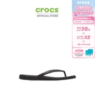 CROCS รองเท้าแตะผู้หญิง MIAMI FLIP รุ่น 211435-001 - BLACK