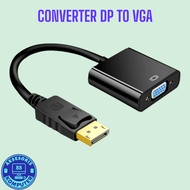 CONVERTER ADAPTER DP TO VGA | MALE TO VGA FEMALE DISPLAY PORT CONVERTER