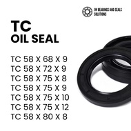 [HIGH QUALITY] TC OIL SEAL TC 58x68x9 / TC 58x72x9 / TC 58x75x8 / TC 58x75x9 / TC 58x75x10 / TC 58x7