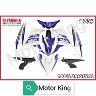 Cover Set + Stripe Yamaha LC135 V2 BIRU GP (2014) 100% HLY Original Yamaha