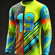 2024 NewSummer New Yamal Fashion Long Sleeved T-shirt Casual Quick Drying Breathable Loose Football