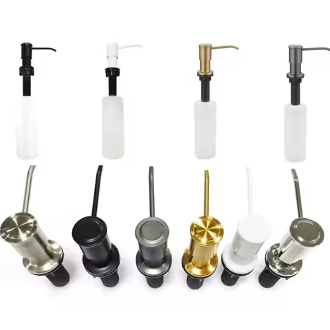 500ml Concave And Convex Liquid Soap Dispenser, Stainless Steel Soap Dispenser, Bathroom Kitchen Sin