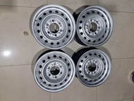 ล้อกระทะ ขอบ15 กว้าง 6.5นิ้ว6รู139 ISUZU Nissan Big-M Forntier (ราคารวม4ล้อ)แถมจุ๊บลม 4ตัวเก็บเงินปล