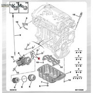 KINGDOM MOTOR-New High Quality Oil Filter Assembly Filter Bracket 1103T5 V864374580 for 208 3008 C4L