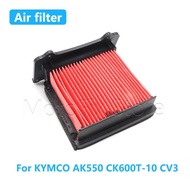 For KYMCO AK550 AK 550 IE E4 E5 ABS 2017-2022 CK600T-10 CV3 Motorcycle Air Filter Engine Intake Clea
