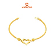 MASDORA 916 Gold Bracelet Rantai Tangan Emas ~ Masdora Signature Sincero Cutting (EMAS 916/22K)