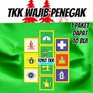 Tkk must enforce embroidered intermediate (1 package gets 10 pcs)