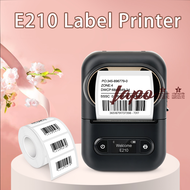 Fapo เครื่องพิมพ์สติกเกอร์แบบมีกาวไร้สาย E210บลูทูธคล้ายกับเครื่องปริ้นตราด้วยความร้อน M110 Phomemo เครื่องพิมพ์ฉลากเทปฉลาก E210 DIY