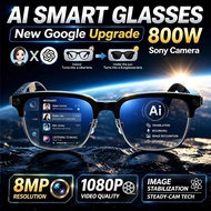 2026 New 4K HD 800W Camera Smart AI Glasses Video Photo Recognition AI Translation Chat GPT Hands-Fr