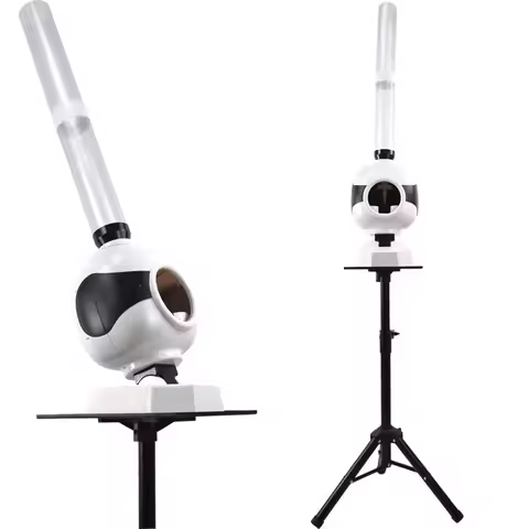 AC100-240V Automatic Badminton Serve Machine with 6m Range/3m Height & 3s Interval for Training/Kids