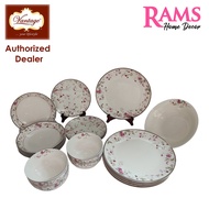 Vantage 20 Pcs Porcelain Dinner Set - Pink Strawberry Blossom