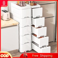 IKEA Slim Plastic Storage Drawer Gap Kitchen/Drawer Organizer Almari Rak Almari Rak Baju Bertutup