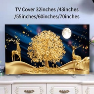 TV Cover 60/65inch Modern Simple TV Dust Cover 32 inch/43 inch Durable Dustproof TV Cover 55 inch 40