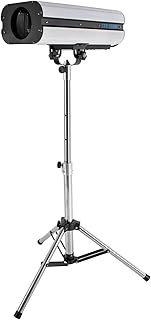 350W Stage Spotlight Follow Spot Light with Stand, LED DJ Wash Light DMX and Manual Control, Adjusta
