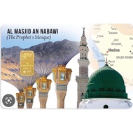 PUBLIC GOLD BULLION BAR PG 1g (Emas 999.9) - Masjid Nabawi