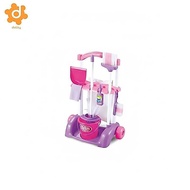 [utruiut0k] Kids Cleaning Cart Playset Encourages Role Play Toy Cleaning 667K SET