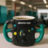 F1 Steering Wheel 3D Mug F1 Fleet Steering Wheel Mug Creative Christmas Gift