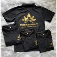 Polo Cafe Uniform Shirt made of Thai crocodile material [KHANG VIET]