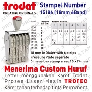 Trodat 15186 6-Digit Manual Stamp