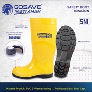 Gosave Teralion SNI Steel Toe Safety Rubber Boots