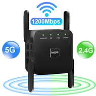 5G Wifi Repeater Wifi Range Extender 5Ghz Wifi Signal Amplifier Router Wi fi Booster 1200Mbps 5 Ghz Long Range Wi-Fi Repeater