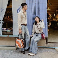 PASAYA Woven Art Bag x DIVERSITY OF THAILAND - BUTTERFLY WING Size M (33x31x15 cm.)