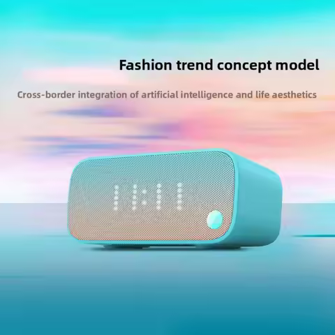 2025 Smart WiFi Speaker Language Speaker New Bluetooth Speaker Voice Control Clock Children's Early 