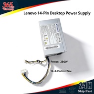Brand New Lenovo Airline HK380-16FP FSP280-40PA 280W Q77 H81 14-Pin+4-Pin Power Supply