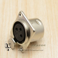 Hongfeng HF223 3-Pin XLR Female Connector, 3-Pin XLR Female Head, 3-Pin XLR Socket 3PIN