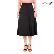 A Line Pleats Skirt - Chân váy Tuytsi chữ A xếp ly Chân váy công sở dạo phố nữ IVY moda MS 31T0261