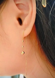 Anting bola panjang kadar 375