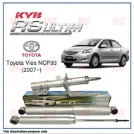 Kayaba Rs Ultra Absorber Depan &amp; Belakang Toyota NCP93 Vios 2007 Year Absorber Front and Rear Kyb Rs Ultra