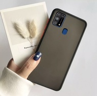 Case Samsung galaxy M31 เคสโทรศัพท์ ซัมซุง เคสกันกระแทก ขอบสีหลังขุ่น Samsung M31