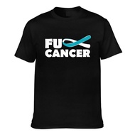 Fashion Printed Cervical Cancer Ribbon Cervical Cancer Awareness Casual Tshirt For Men