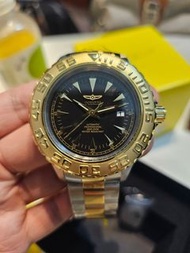 Invicta Ghost 金鋼錶，黑面 46.5mm NH35A自動機械錶