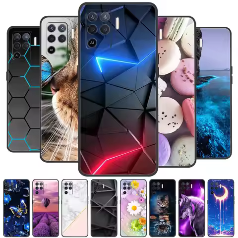 For OPPO Reno5 F Case Silicone Phone Cover for OPPO Reno5 Lite A94 4G Phone Cases for OPPO Reno 5 F 